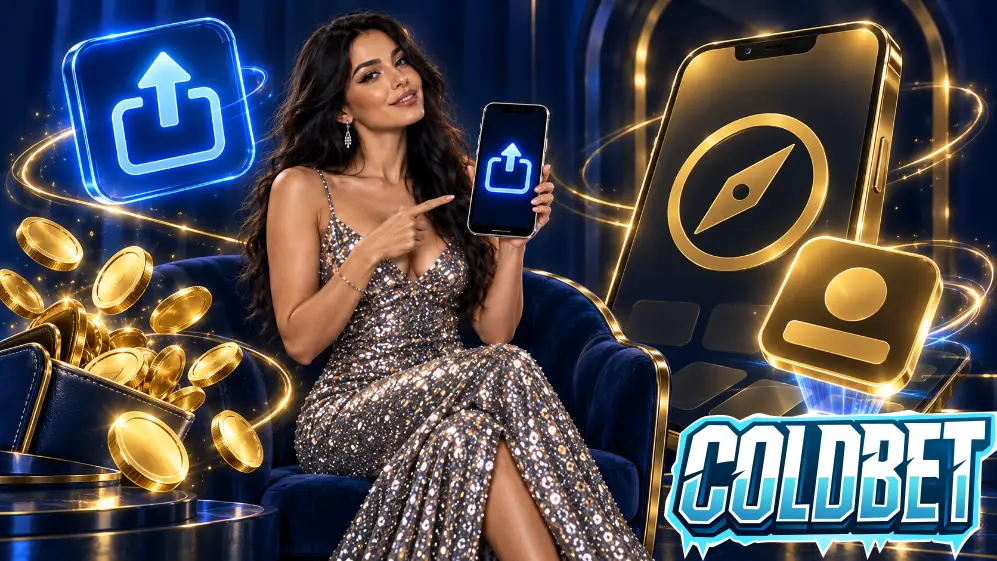 Instalar a app coldbet no iPhone através do Safari sem App Store
